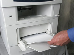 remove paper from bypass tray