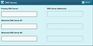 Tools menu DNS Primary Domain Server